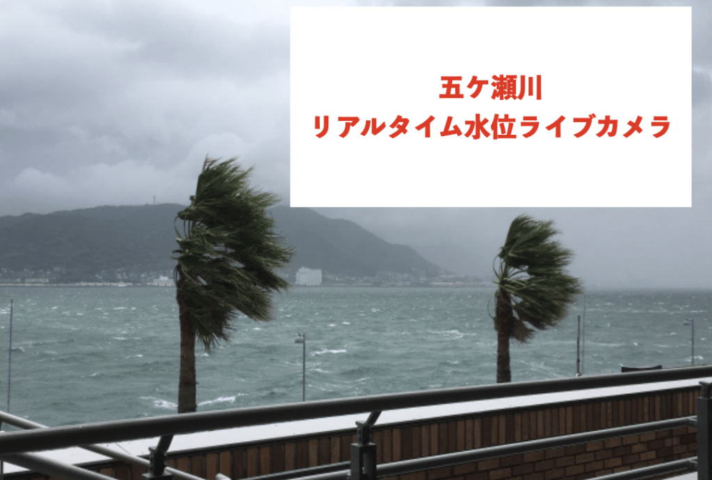 五ケ瀬川のリアルタイム水位ライブカメラに関する参考画像